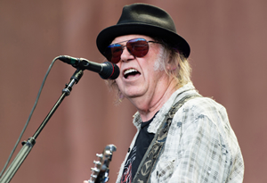 Hire Neil Young for an event.