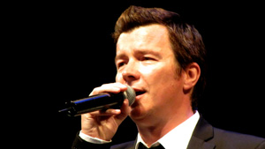Hire Rick Astley for an event.