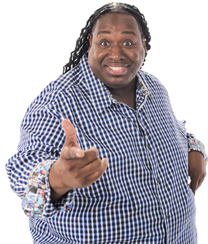 Hire Bruce Bruce to work your event