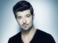 Hire Robin Thicke for an event.